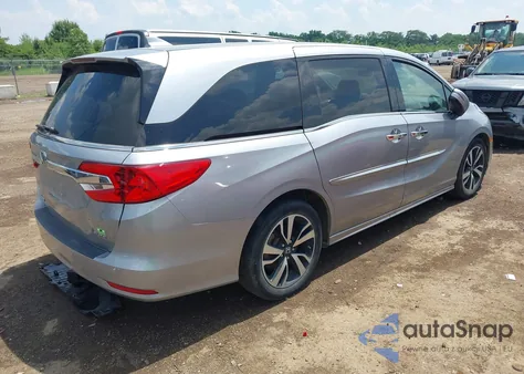 2018 Honda Odyssey Elite from USA, damaged, VIN 5FNRL6H9XJB051075